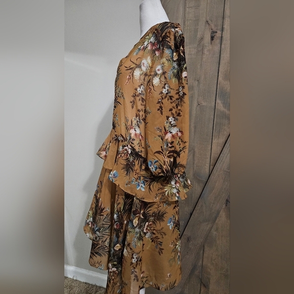 Anthropologie dRA Angeles Printed FlutterSleeve Shirtdress Multi.Size MP - Picture 9 of 16